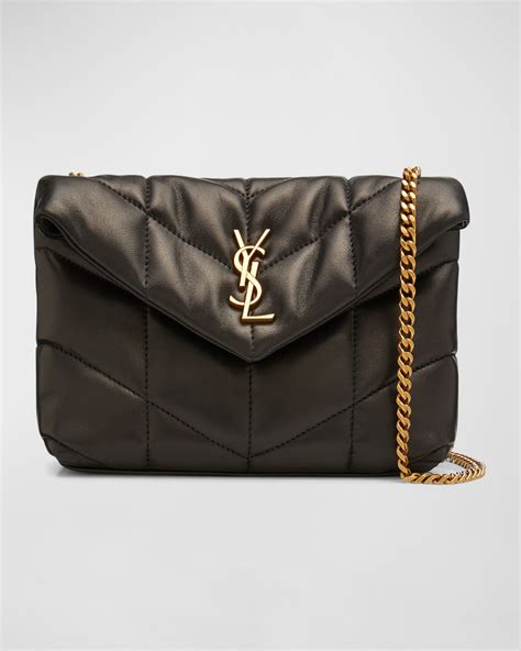 lou puffer toy ysl crossbody bag in quilted leather|saint laurent loulou YSL Bag.